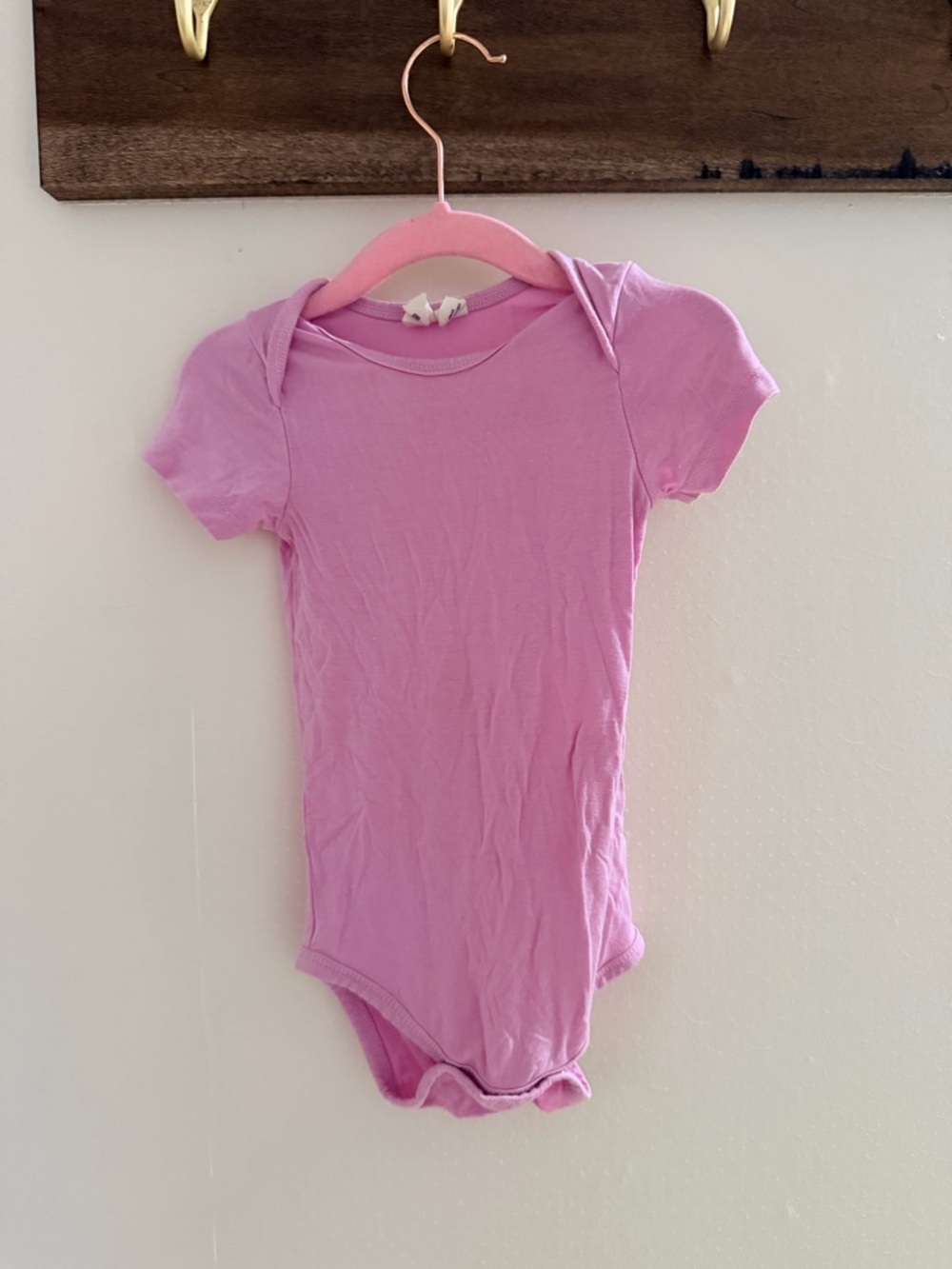 Kyte BABY Pink Short-Sleeve One-Piece Bodysuit